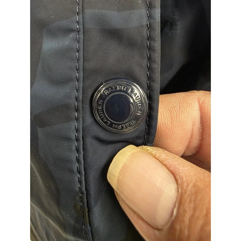 Polo Ralph Lauren Jacket Mens XL Blue Camo Lightweight Full Zip‎ Windbreaker